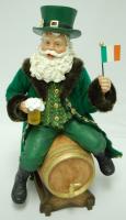 MUSICAL BARREL SANTA